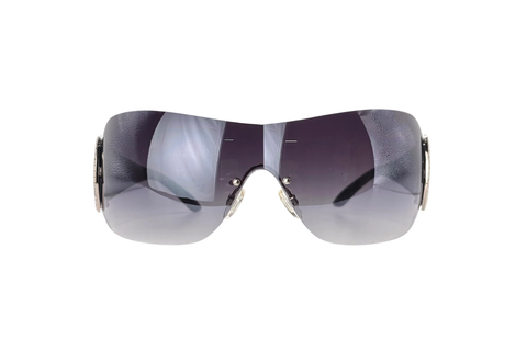 Delicious Rimless Shield Sunglasses