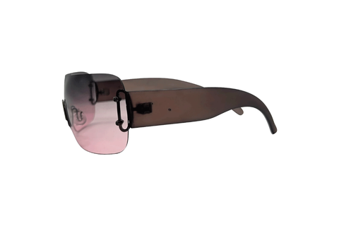 Pache Rimless Shield Sunglasses
